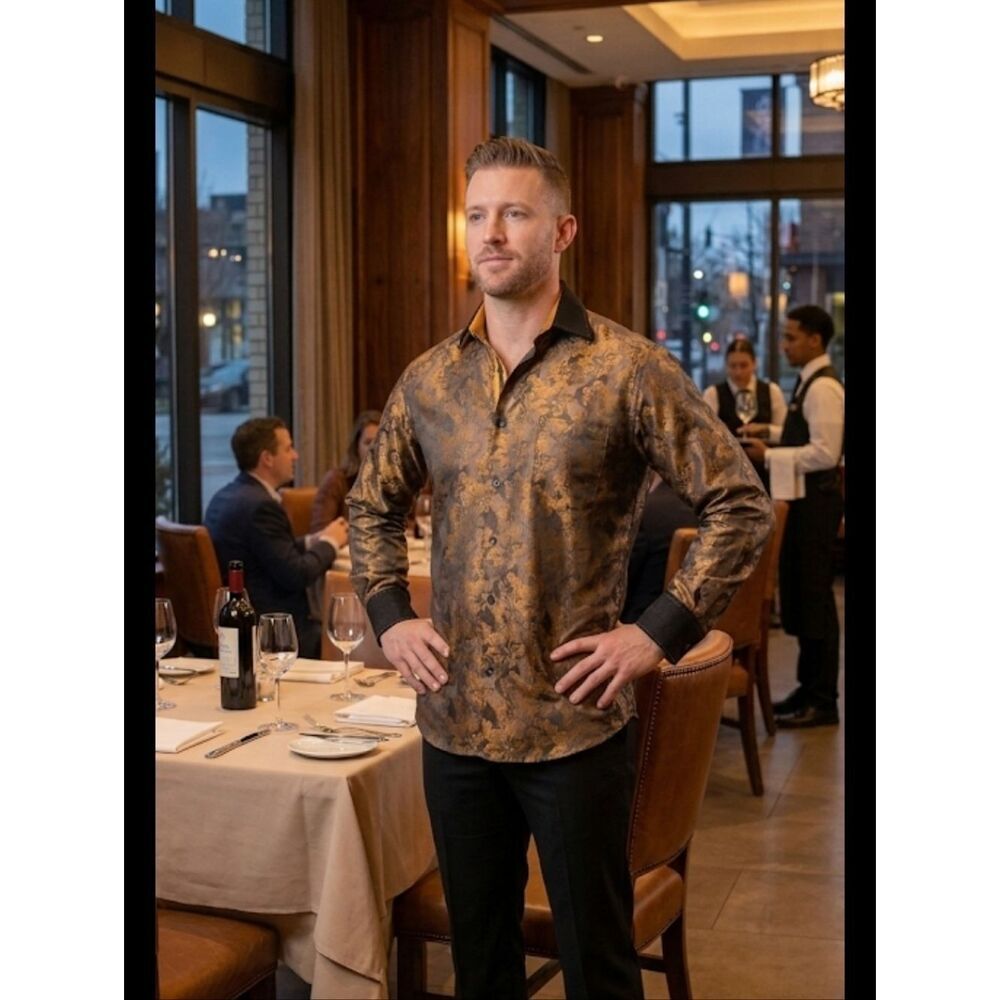El General Mens Shirt Sz L